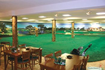 Indoor Golfplatz